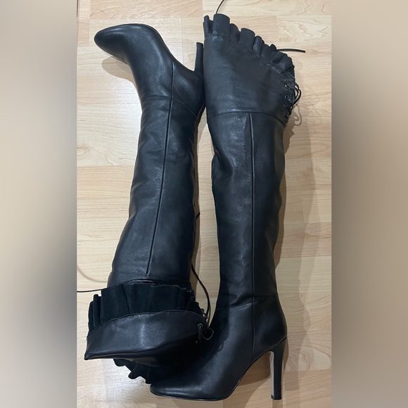 Kelsi Dogger lather over the knee boots - Picture 7 of 8